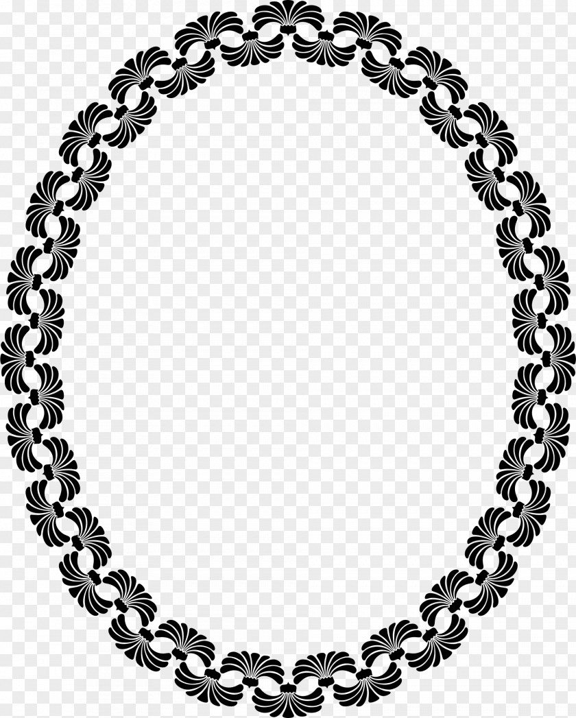 European Wind Border Ellipse Necklace T-shirt Bracelet Clip Art PNG