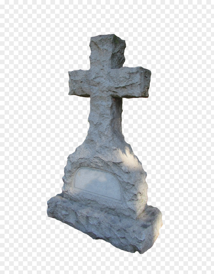 Headstone Public Domain Cross Statue PNG