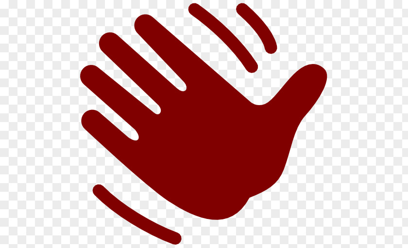 Maroon Colour Icon Finger Thumb Signal PNG