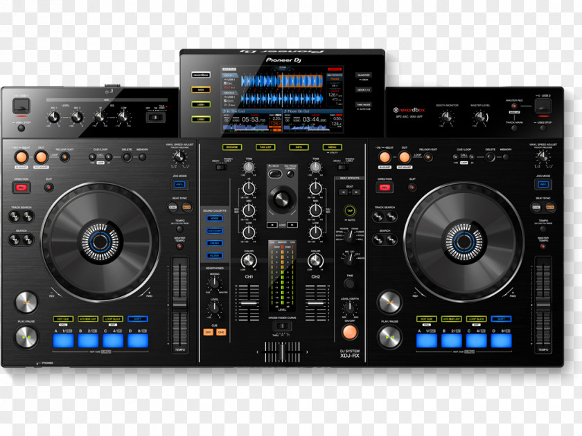 Pioneer Dj DJ Disc Jockey Controller XDJ-RX Audio Mixers PNG