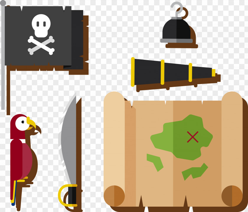 Pirate Map Vector Paper Piracy PNG
