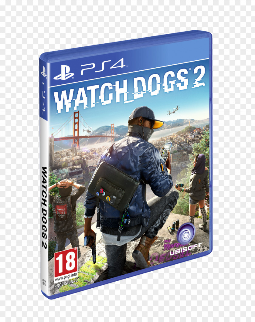 Retail Watch Dogs 2 Xbox 360 PlayStation 4 Video Game PNG