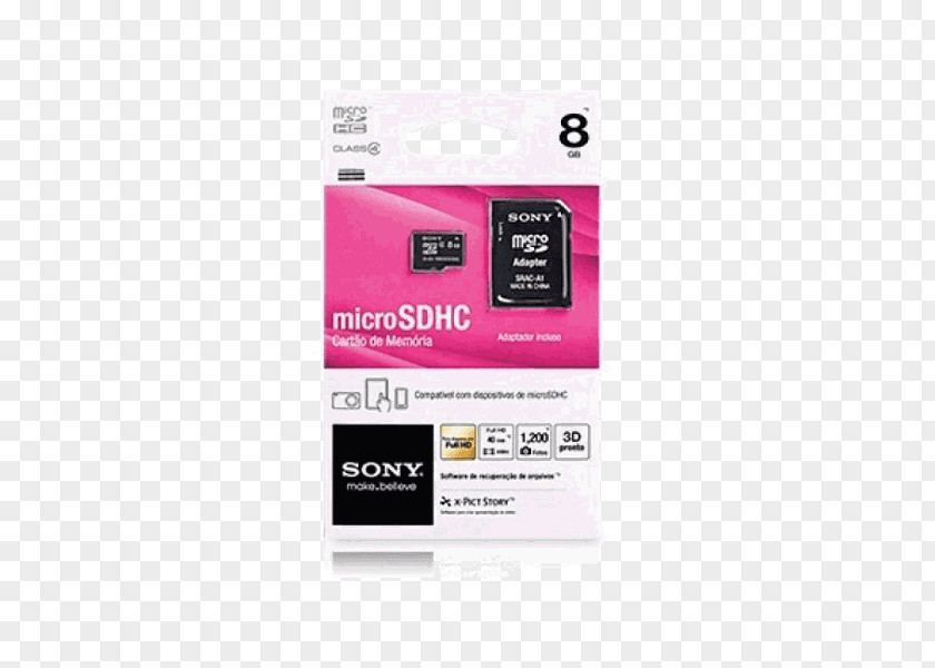 Sony MicroSD Flash Memory Cards Secure Digital SanDisk PNG