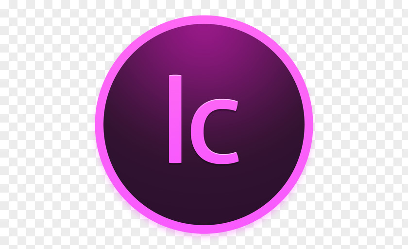Adobe InCopy Pink Purple Symbol PNG