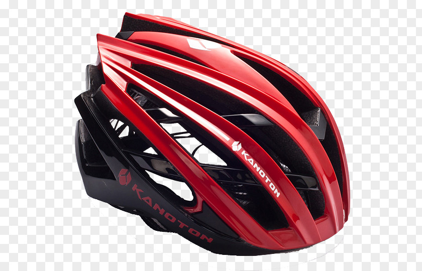 Big Red Fashion Helmet Bicycle Motorcycle Mountain Bike PNG