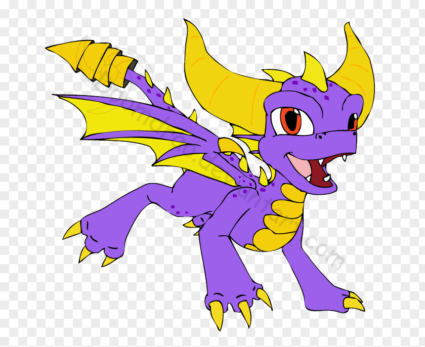 Dragon Skylanders: Spyro's Adventure Cartoon Clip Art PNG
