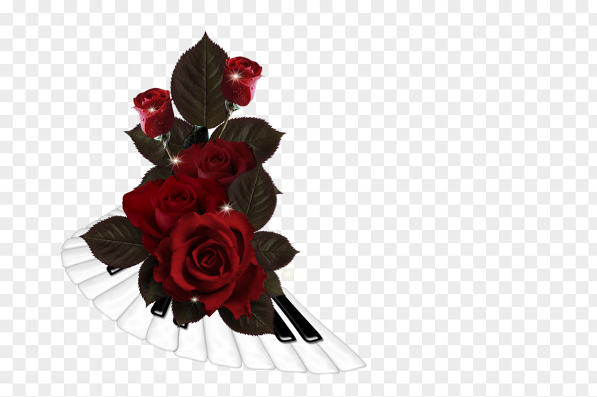 Garden Roses Flower Bouquet PNG