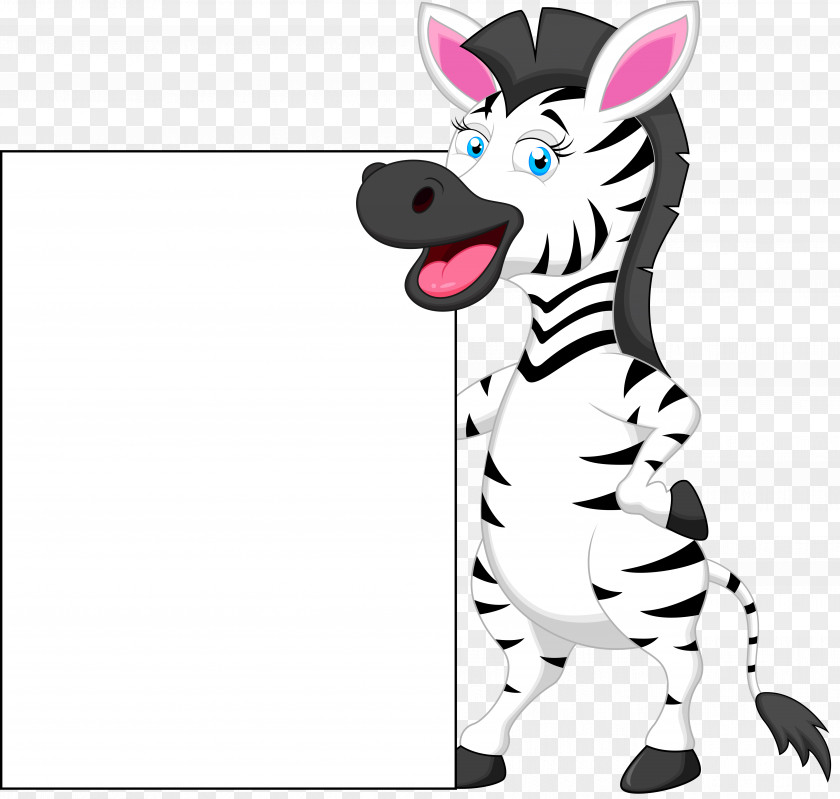 Zebra Cartoon Clip Art PNG