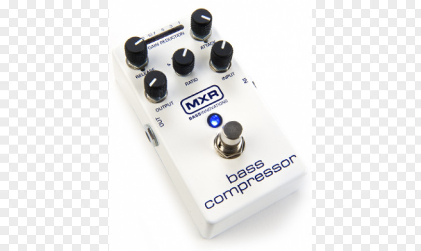 Bass Guitar Effects Processors & Pedals Dunlop MXR Compressor M87 Dynamic Range Compression PNG