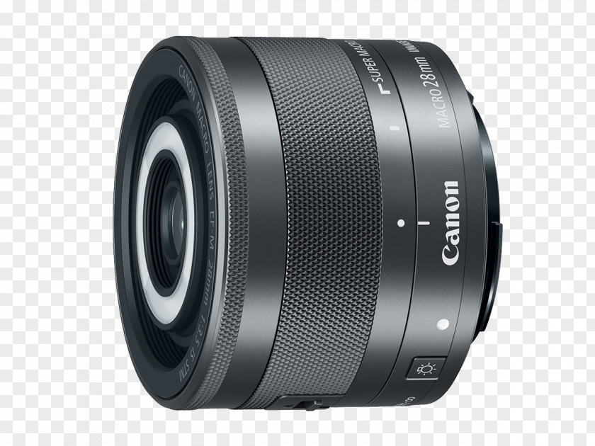 Camera Lens Canon EOS M EF Mount EF-M 28mm Macro PNG