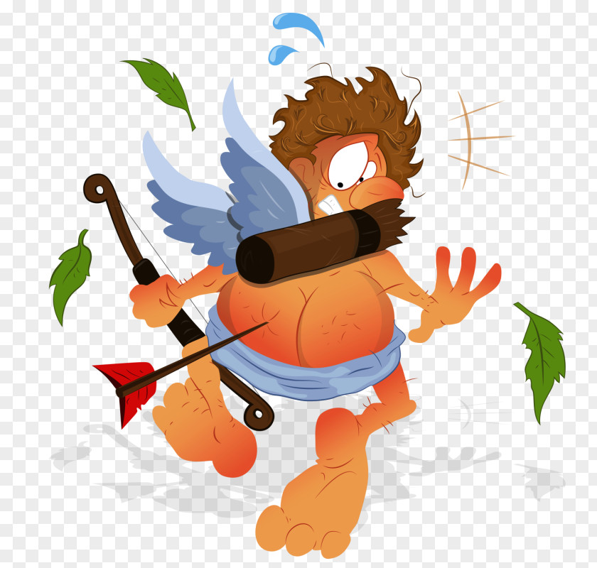 Cartoon Cupid Valentines Day Vinegar Love Animation PNG