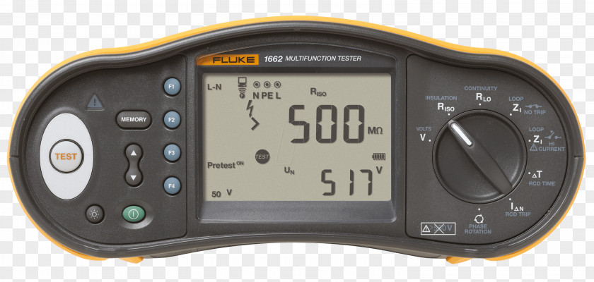 Fluke Corporation Multimeter Multifunction Tester Software Testing Electronics PNG