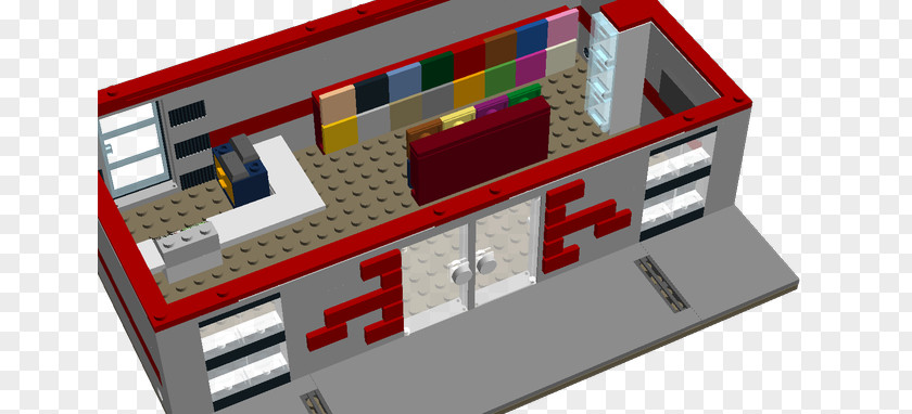 Lego Modular Buildings Facade PNG