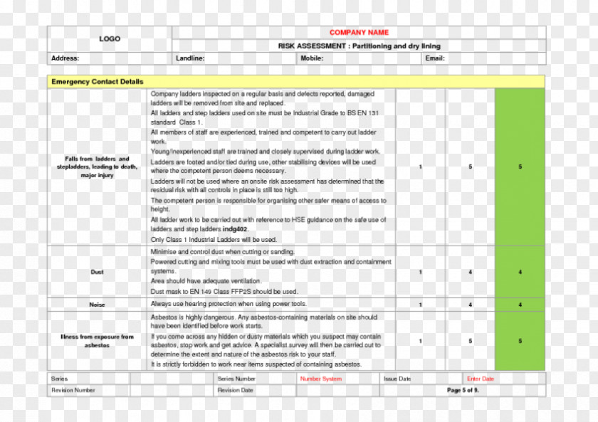 Stairs Ladder Risk Assessment Template Résumé Management PNG