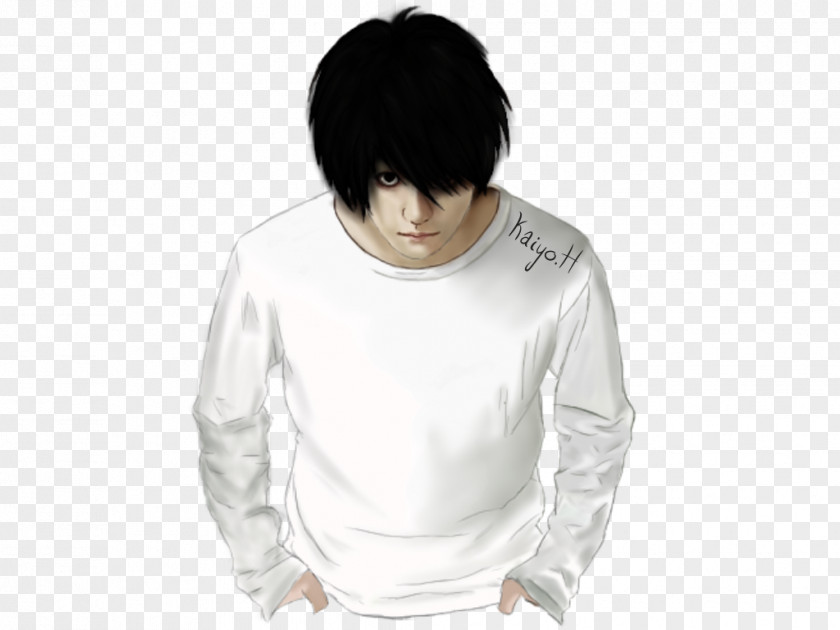 T-shirt Light Yagami Death Note Art PNG