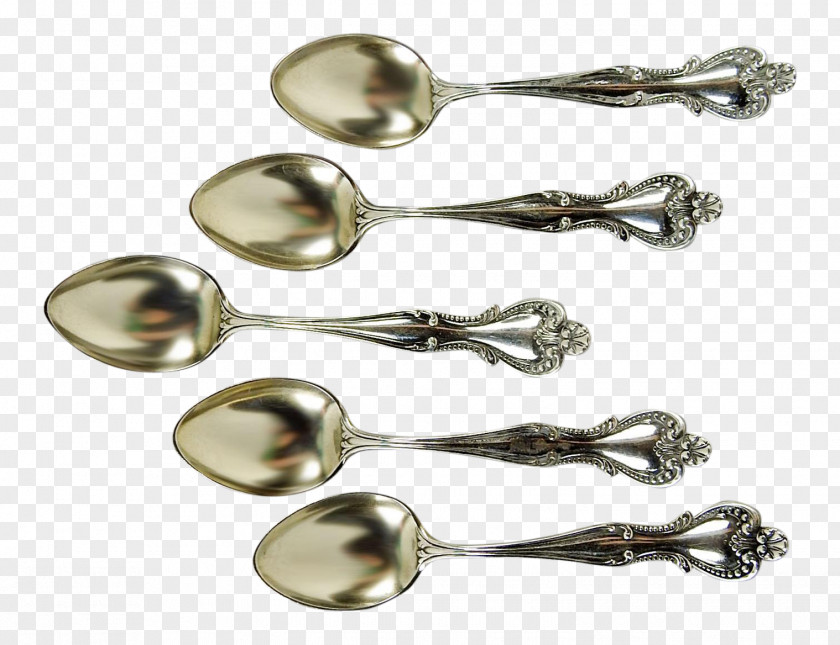 Wooden Spoon Silver PNG