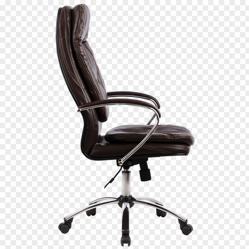 Chair Office & Desk Chairs Bonded Leather PNG
