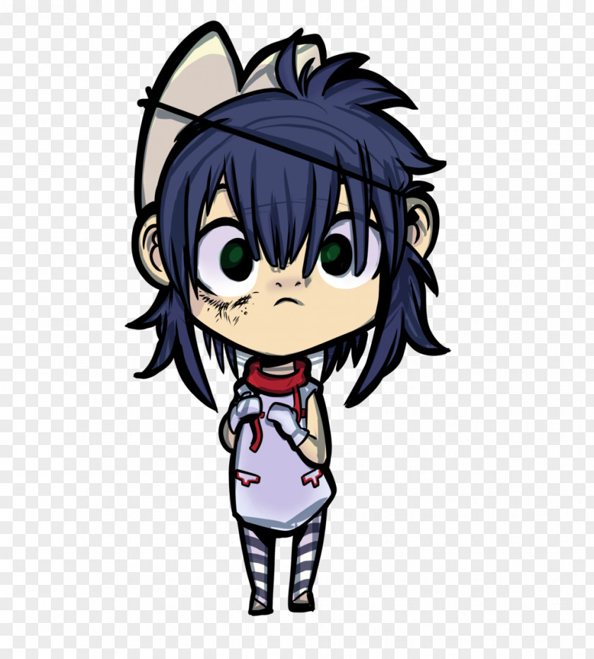 Gorillaz 2-D Noodle Plastic Beach Murdoc Niccals PNG Niccals, Chibi clipart PNG