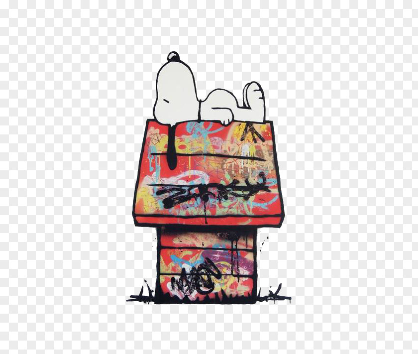 Graffiti Street Art Snoopy Woodstock Charlie Brown Peanuts PNG