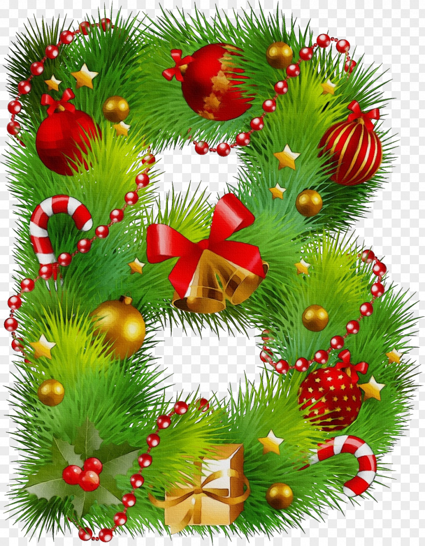 Pine Fir Christmas Decoration PNG