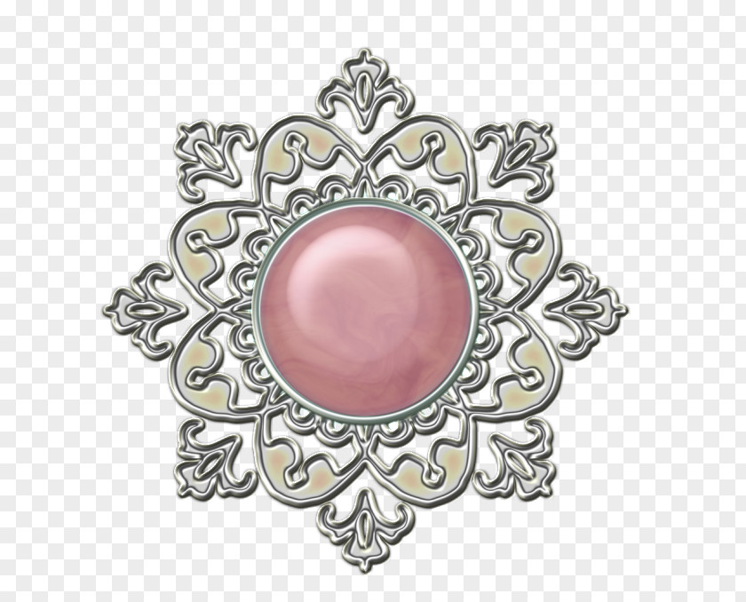 Pink Pearl Brooch Jewellery PNG