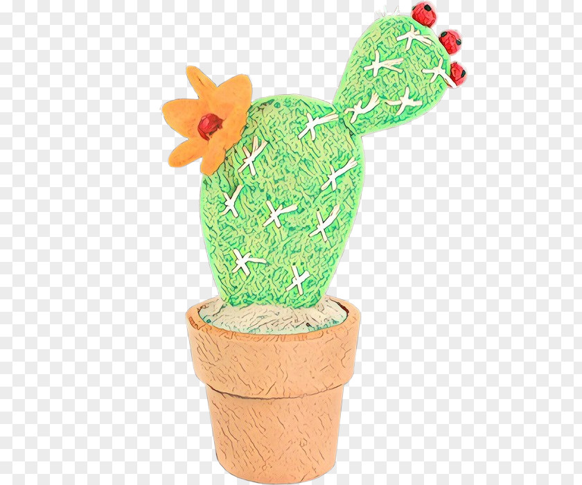 Succulent Plant Santa Cartoon PNG