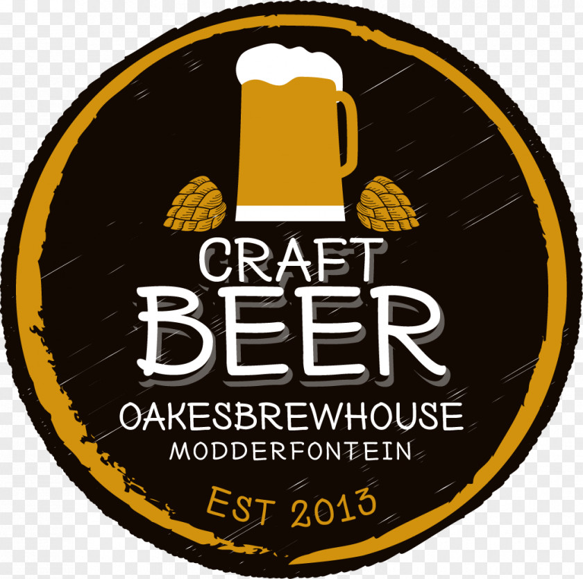 Craft Beer Emblem Logo PNG