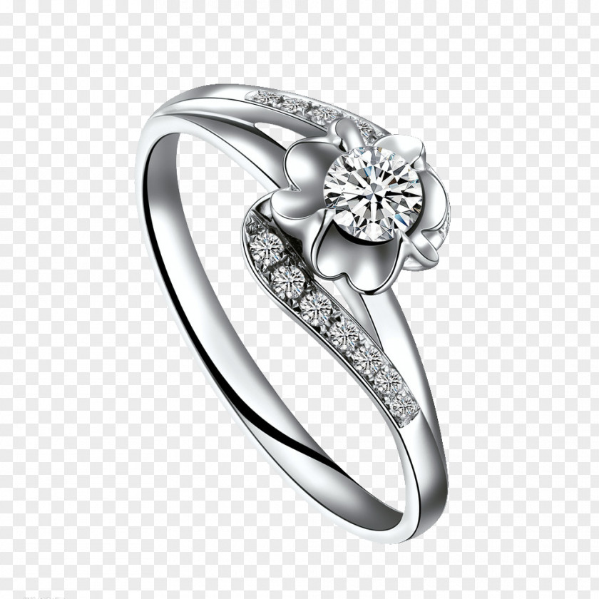 Diamond Ring Jewellery Silver PNG