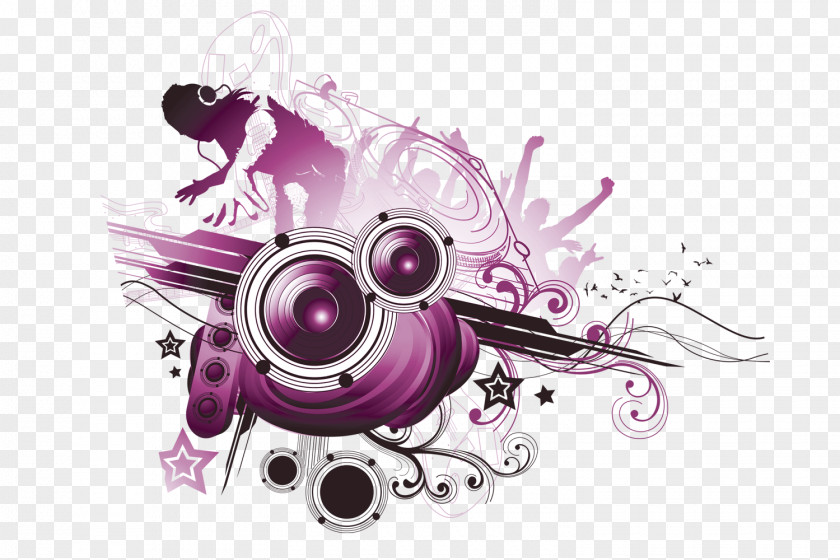 Graphic Design Music Illustration PNG design Illustration, Musical elements clipart PNG