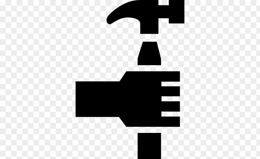 Hand Holding Hammer Tool PNG