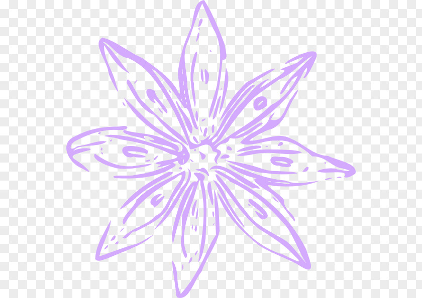 Lilac Flower Bouquet Clip Art PNG