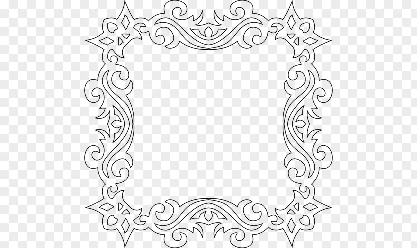 Retro Paper Borders And Frames Decorative Arts Clip Art PNG