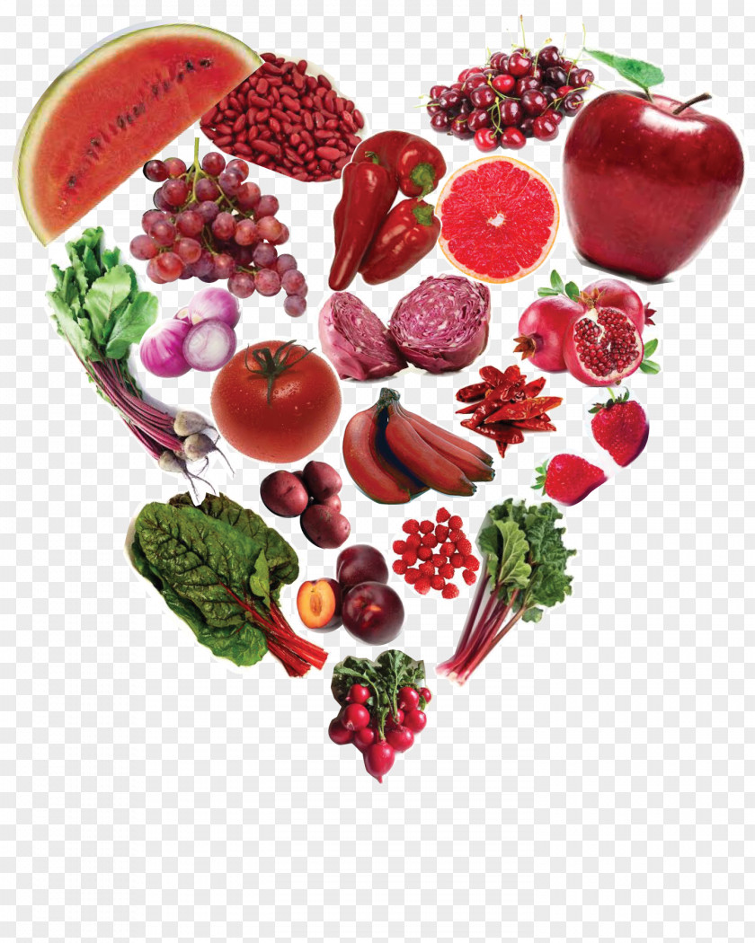 Vegetable Fruit Food Heart PNG