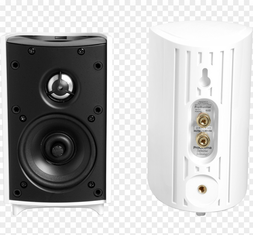 Computer Speakers 5.1 Surround Sound Definitive Technology ProCinema 600 Loudspeaker PNG