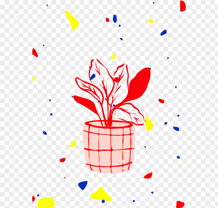 Flower Petal Cartoon Gift Pattern PNG