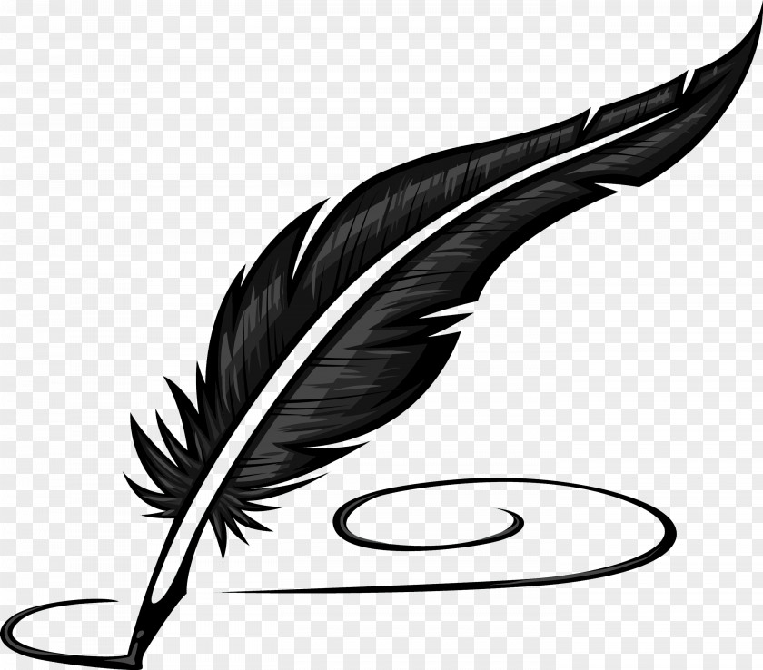 Nonfiction Writing Cliparts Paper Quill Pen Inkwell Clip Art PNG