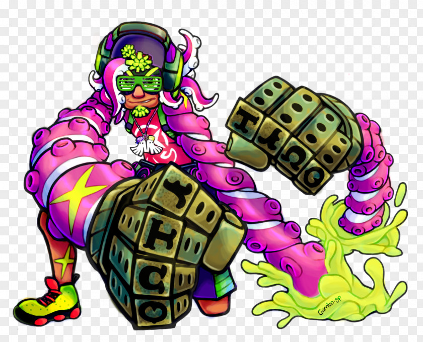 Splatoon 2 Arms Fan Art Drawing PNG