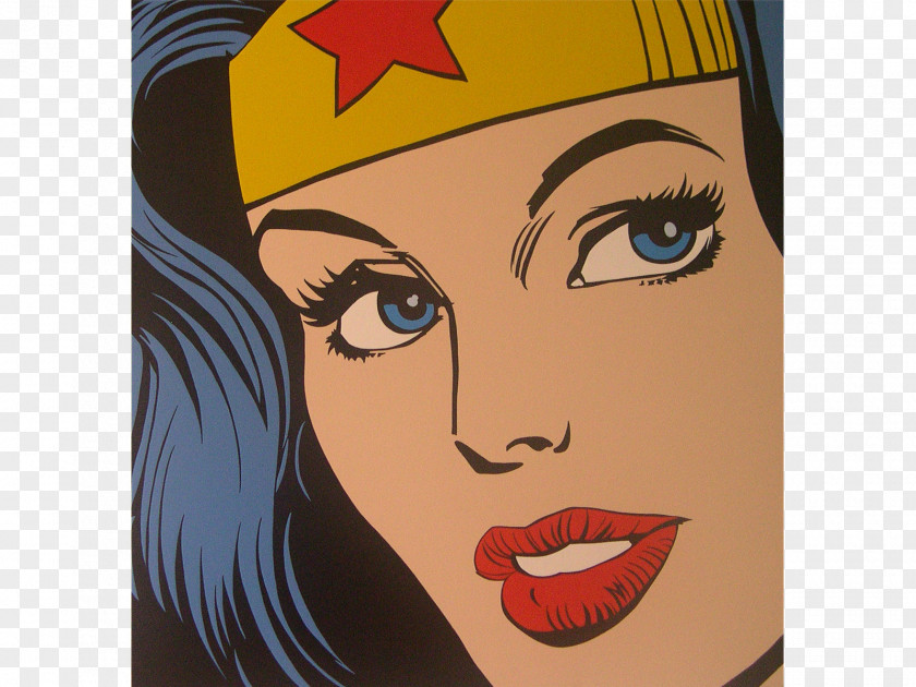 Superman Pop Art Comics PNG