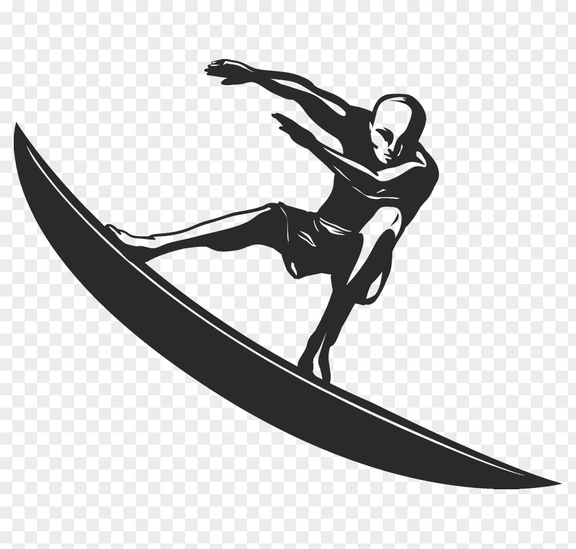 Surfing Wall Decal PNG
