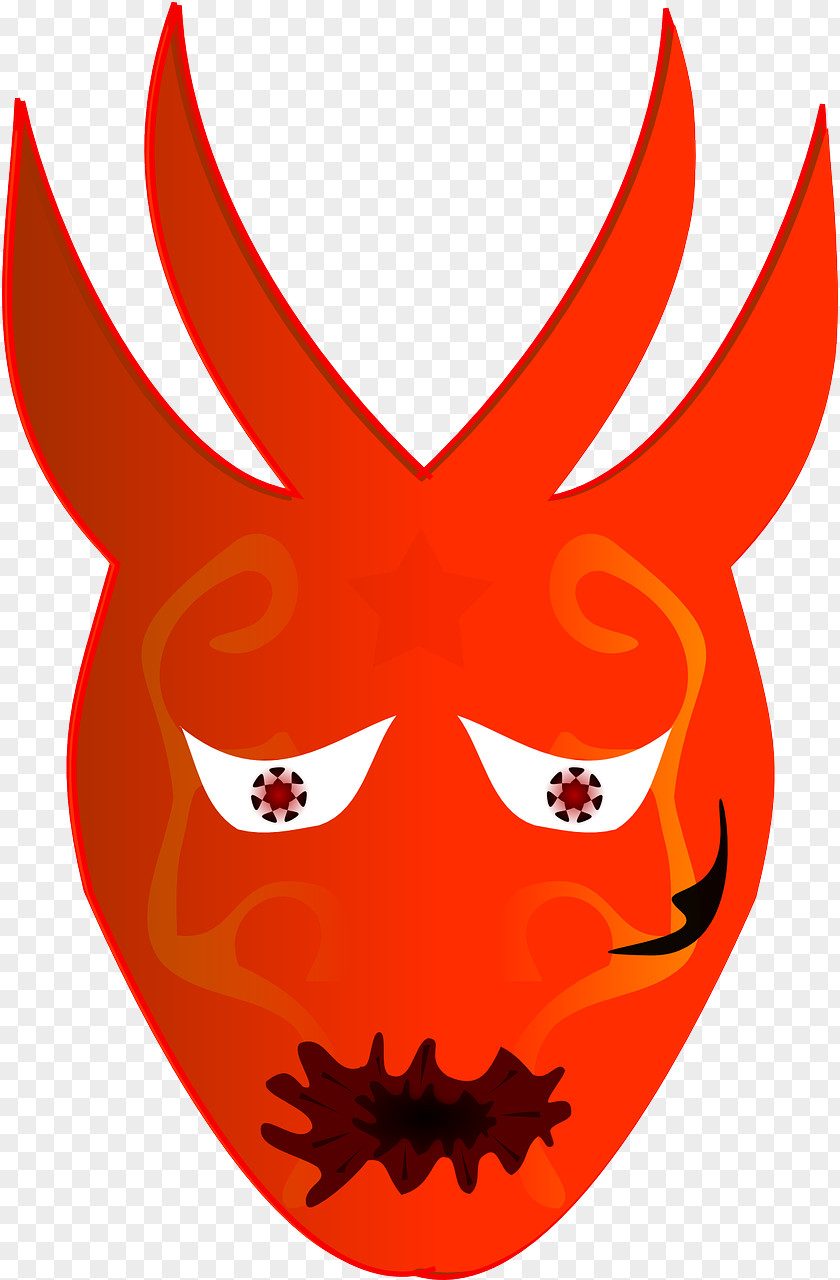 Devil Lucifer Mask Clip Art PNG