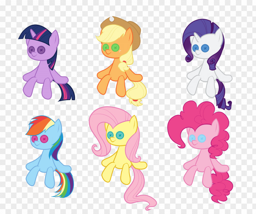 Mlp Mane Six Tails Applejack Fluttershy Pinkie Pie Rarity Artist PNG