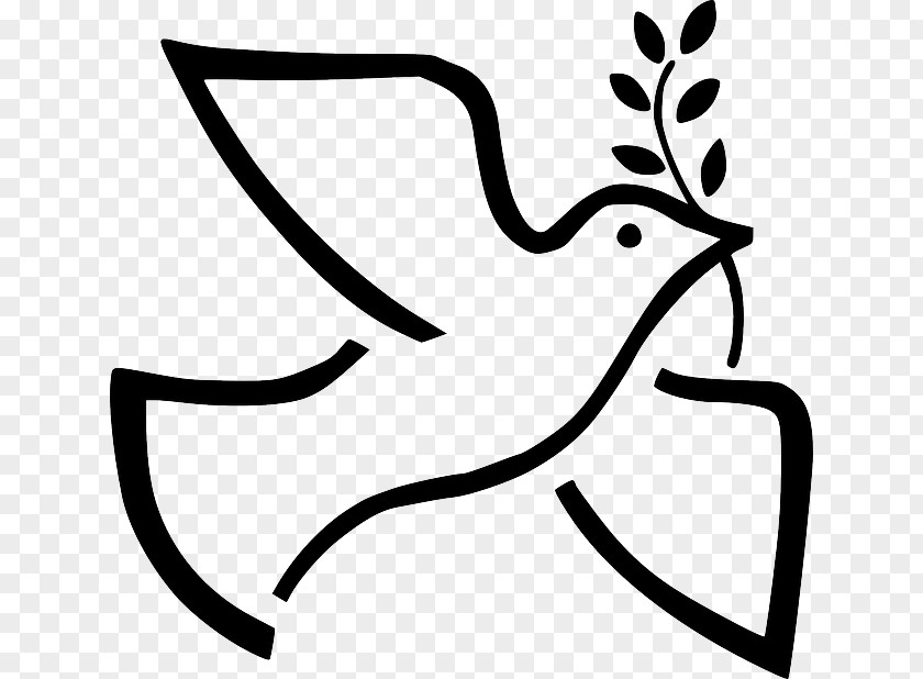 Peace Bird Symbols Doves As Olive Branch Clip Art PNG