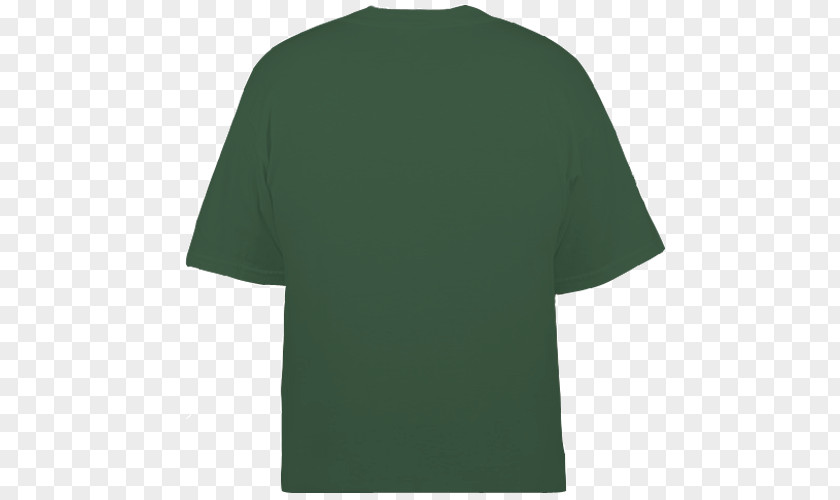 Personalized T-shirt Design Green Neck Angle PNG