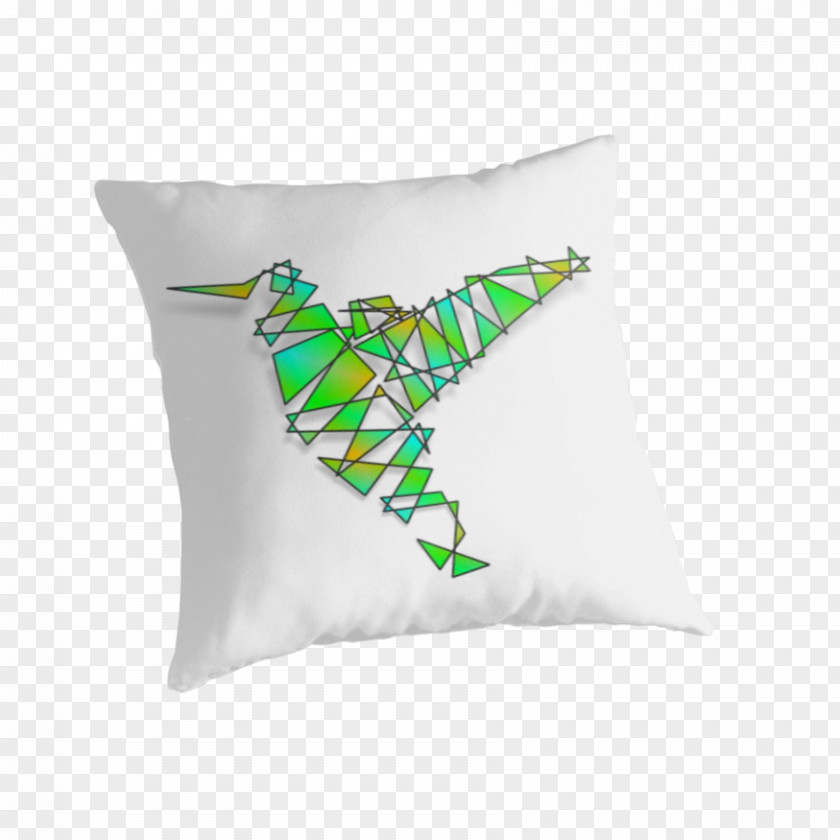 Pillow Throw Pillows Cushion Hummingbird Pollinator PNG