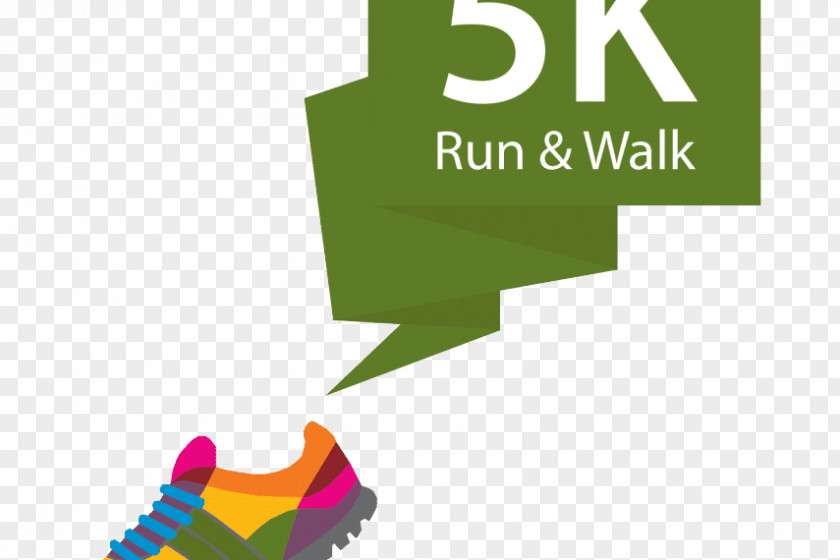 5K Run Logo Brand PNG