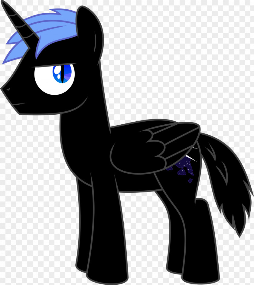 Cat Horse Cobalt Blue Character Fiction PNG
