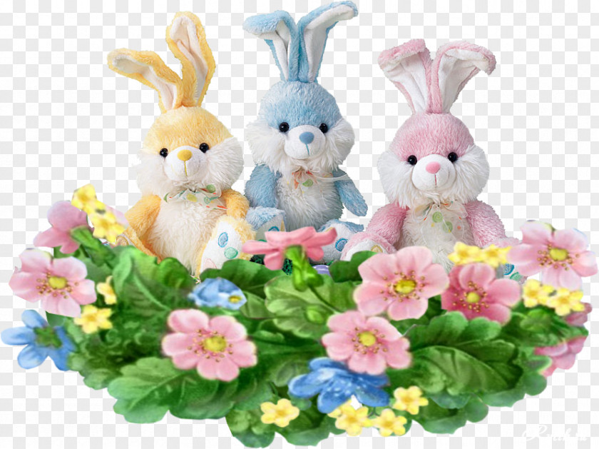 Flowers Happy Easter Bunny Picture Frames Egg PNG