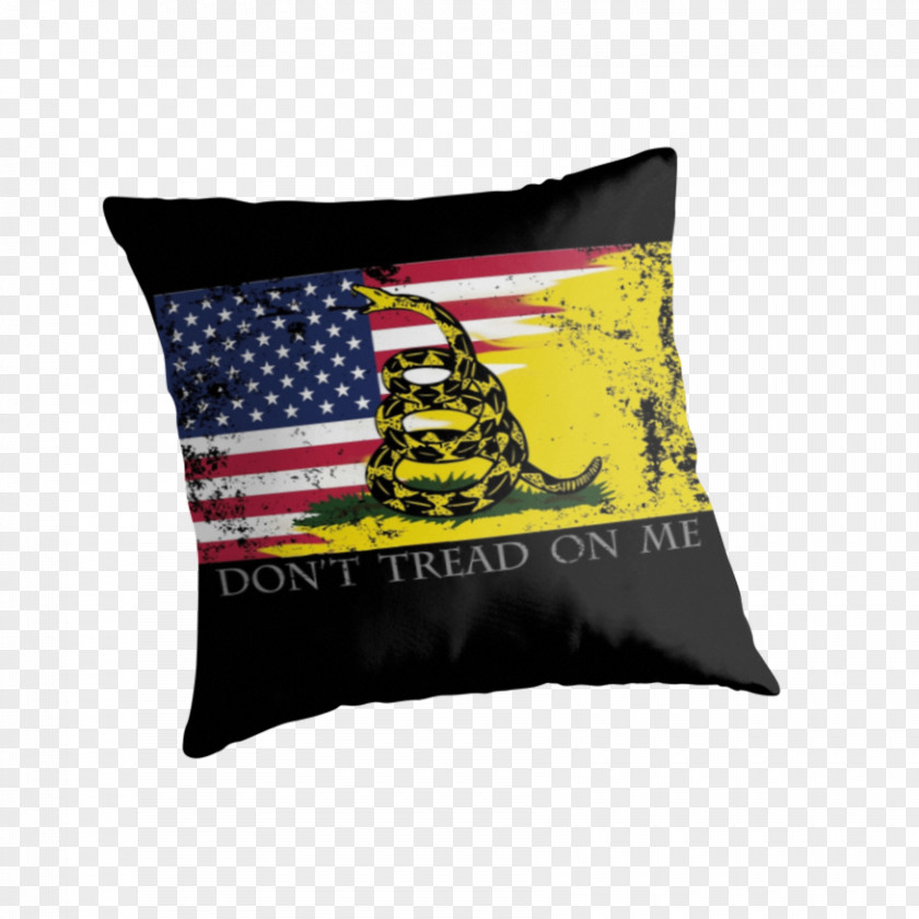 Gadsden Flag Throw Pillows Cushion LG PNG