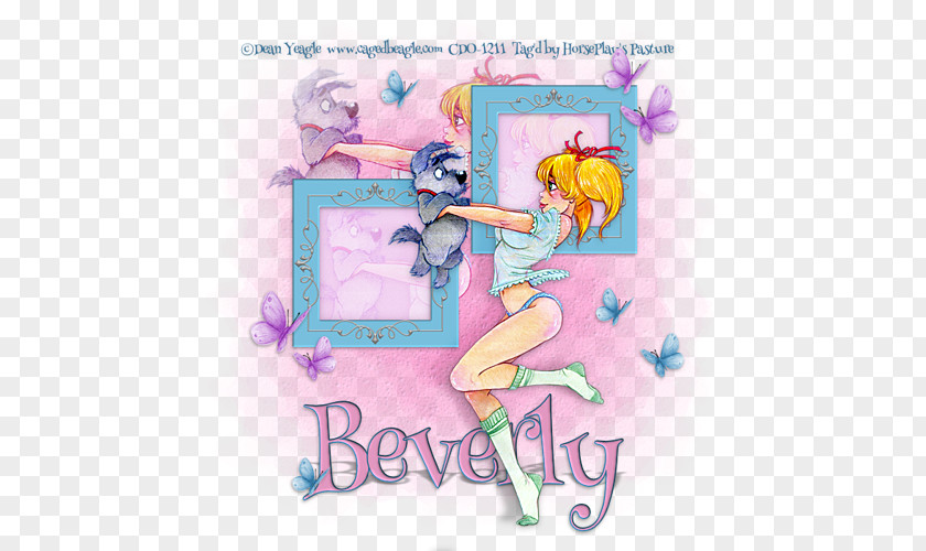 My Besties Picture Frames Character Font PNG