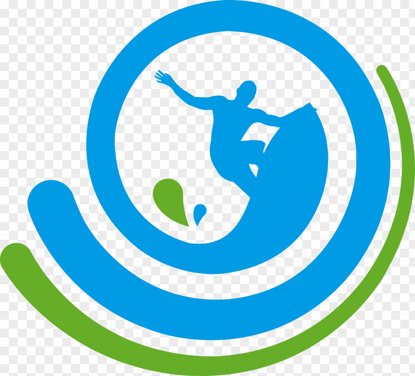 Surfing Logo Design Illustration PNG